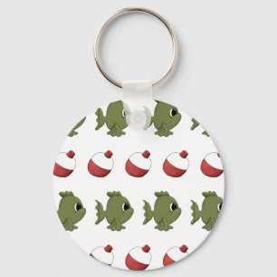 Fishing Fish Bobbers Key Ring
