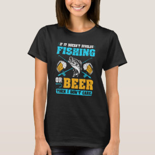   Fishing Fish drinking Beer T-Shirt