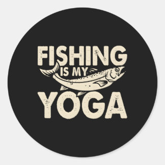 Fishing Fish For Fishing Fish Classic Round Sticker