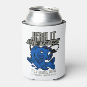 Fishing Fish Gift Can Cooler