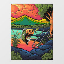 Fishing Fish Taking The Lure Fisherman Sports