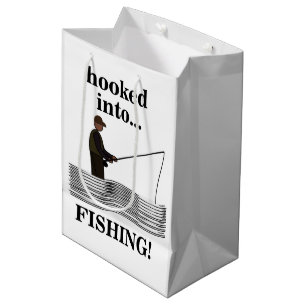 Fishing Fisherman Birthday Medium Gift Bag