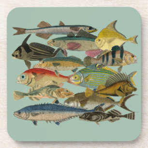 Fishing Fisherman Deep Sea Fishing Exotic Tropical Coaster