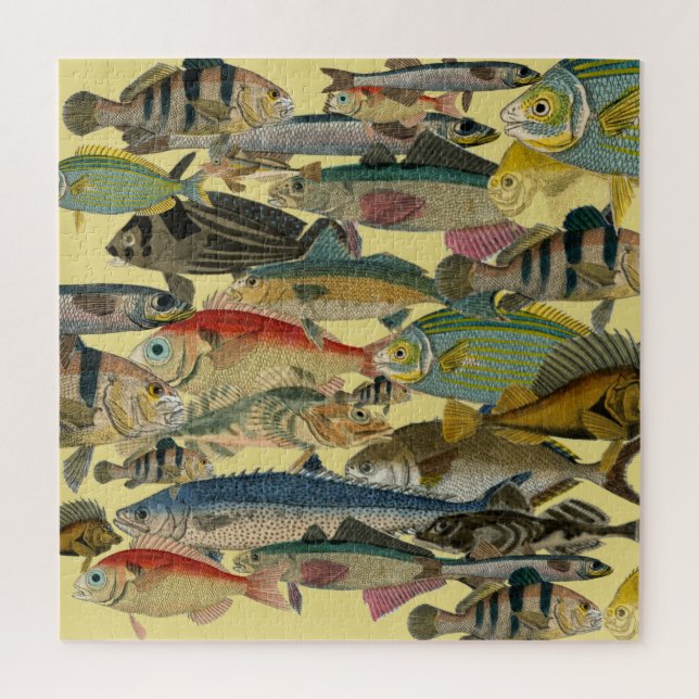 Fishing Fisherman Deep Sea Fishing Exotic Tropical Jigsaw Puzzle (Vertical)