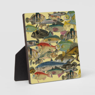Fishing Fisherman Deep Sea Fishing Exotic Tropical Plaque