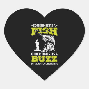 Fishing Fisherman Fish Fishery Fishing Tournaments Heart Sticker