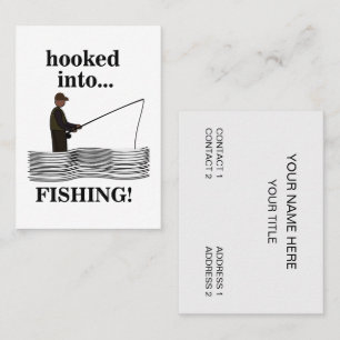 Fishing Fisherman Fishing Tackle Shop Business Card