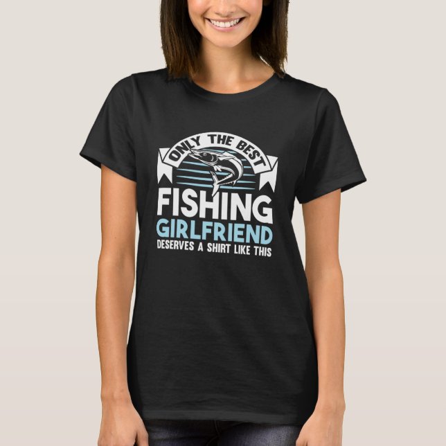 Fishing Fisherman Girlfriend Fisher Fish Pullover  (Front)
