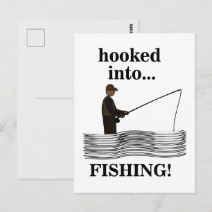 Fishing Fisherman Postcard