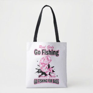 Fishing, Fisherwoman, Place, Fishing, Fish Shirt Tote Bag
