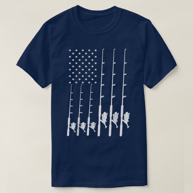 Fishing Flag Classic  T-Shirt (Design Front)