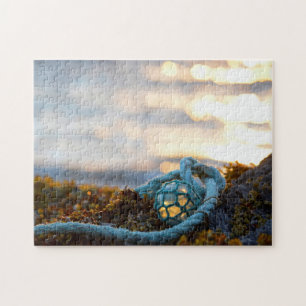 Fishing Float And Rope Scenic Jigsaw Puzzle