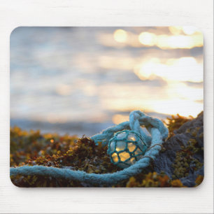 Fishing Float And Rope Scenic Mouse Pad