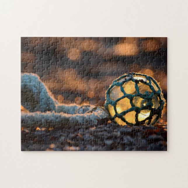 Fishing Float In Golden Light Jigsaw Puzzle (Horizontal)