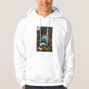 Fishing float in tide pool, Alaska Hoodie