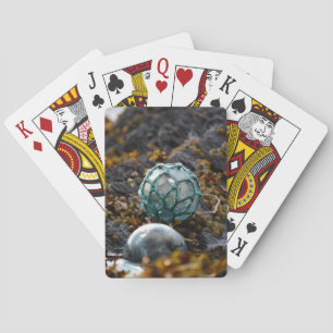 Fishing float in tide pool, Alaska Playing Cards