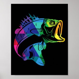 Fishing For B Fisherman Fishing Gifts For Him  Poster