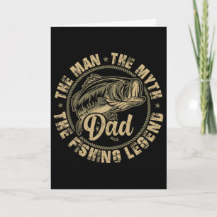 Fishing For Dad Father Day Fishing Gift For Fisher Card