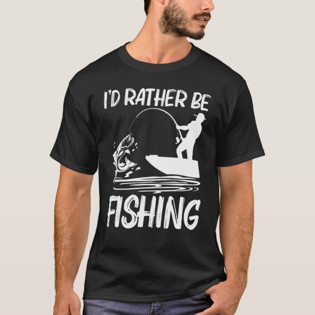 Fishing For Men Women Fisherman Bait Boat Trip T-Shirt (Front)
