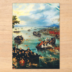 Fishing for Souls by Adriaen van de Venne Acrylic Invitations
