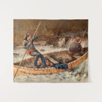 “Fishing for Trout” Western Art by Frank Feller