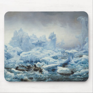 Fishing for Walrus in the Arctic Ocean, 1841 Mouse Pad
