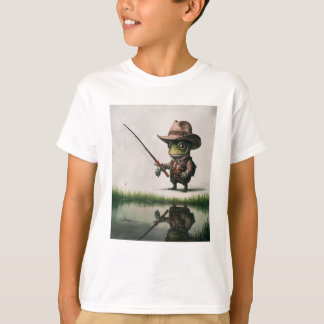 Fishing Frog T-Shirt