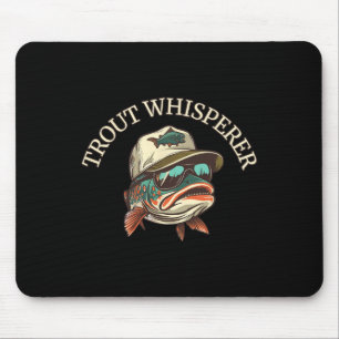 Fishing Fun Adventurous Trout Whisperer Mouse Pad