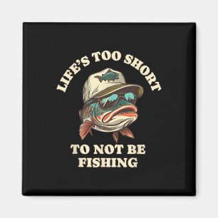 Fishing Fun Chill Trout Fisherman  Magnet