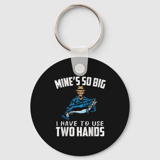 Fishing Funny Shirt Sarcasm Quotes Joke Hobbies Hu Key Ring (Front)