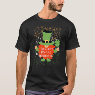 Fishing Funny St Patrick S Day Lucky Gnome Family T-Shirt