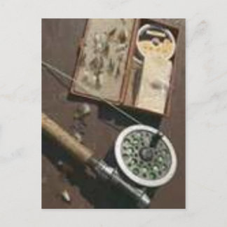 FISHING gear POSTCARD