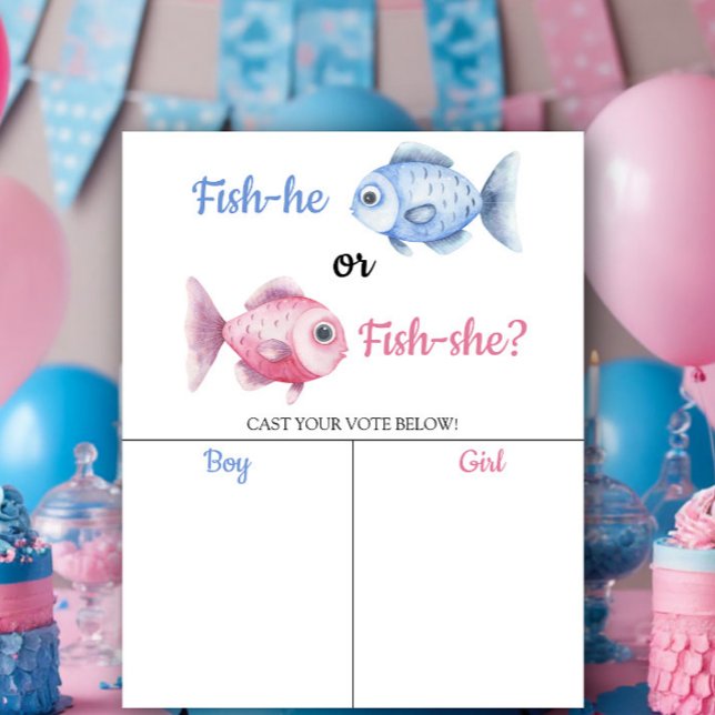 Fishing Gender reveal He or She chart (Creator Uploaded)
