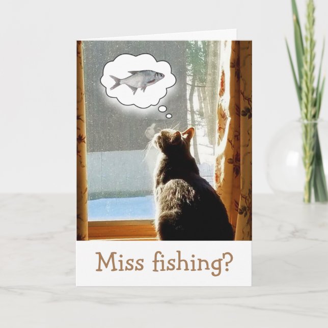 Fishing Get Well Card (Front)