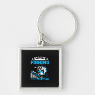Fishing Gift A Good Day Fishing Key Ring