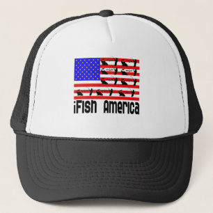 Fishing Gift iFish America Trucker Hat