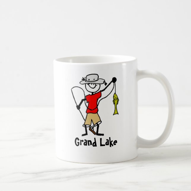 Fishing Grand Lake, Catch of the Day Coffee Mug (Right)