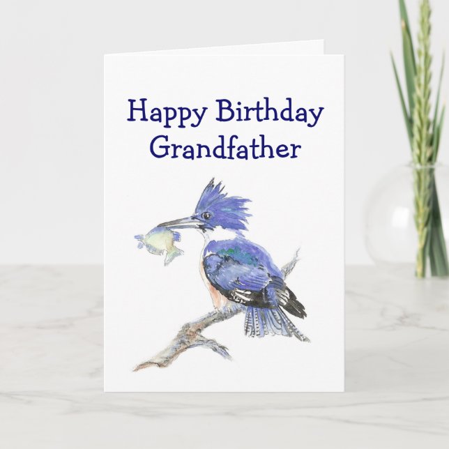 Fishing Grandfather  Birthday Humour The Card (Front)