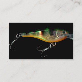Fishing guide business cards bait shop lure photo