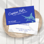 Fishing Guide, Professional Fisherman Business Card<br><div class="desc">For additional matching marketing materials please contact me at maurareed.designs@gmail.com. For more premade logos visit logoevolution.co. Original design by Maura Reed.</div>