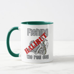 Fishing Halibut The Reel Deal Fishing Mug