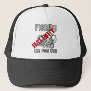 Fishing Halibut The Reel Deal Fishing Trucker Hat