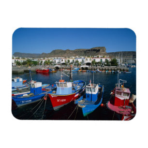 Fishing Harbour, Puerto de Mogan, Gran Canaria, Magnet