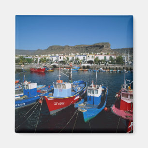 Fishing Harbour, Puerto de Mogan, Gran Canaria, Magnet