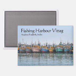 Fishing Harbour Vizag Magnet