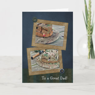Fishing Hats for Father's Day Card