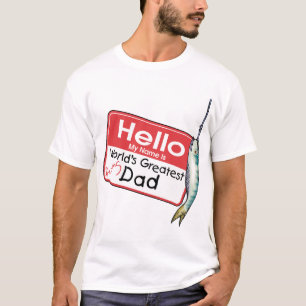 Fishing, Hello My Name is T-Shirt