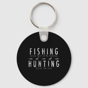 Fishing Hunting Gift Hunt Key Ring