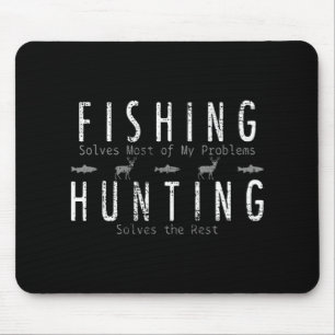 Fishing Hunting Gift Hunt Mouse Pad