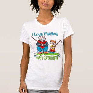 Fishing - I Love Fishing with Grandpa T-Shirt